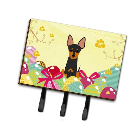 Carolines Treasures Easter Eggs English Toy Terrier Leash or Key Holder BB6109TH68
